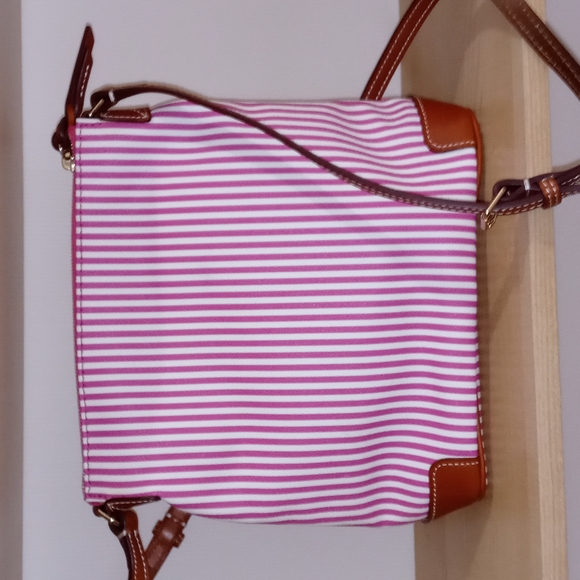 Dooney & Bourke Stripped Canvas Bag - Picture 4 of 11